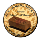 Very Scarce c. 1910s-20s New England Brick Company Advertising Mirror (3 1/2")