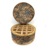 Hidden Delights: My Favorite Folk Art Wallpaper Band Box Ever, 1859 Newspaper