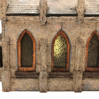 Phenomenal Scratch Made Folk Art Cathedral with Fantastic Details