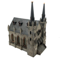Phenomenal Scratch Made Folk Art Cathedral with Fantastic Details