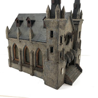Phenomenal Scratch Made Folk Art Cathedral with Fantastic Details