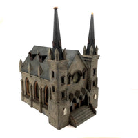 Phenomenal Scratch Made Folk Art Cathedral with Fantastic Details