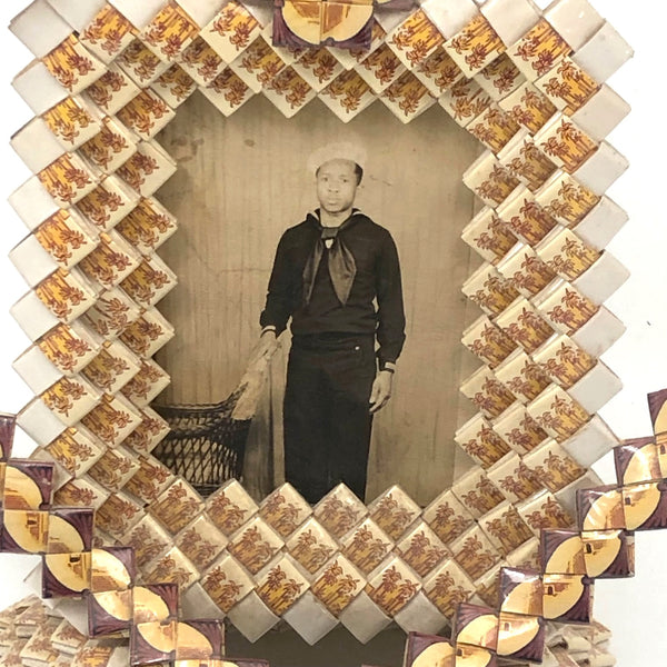 cigarette frame Tramp Art Heart Shaped Cigarette Pack Frame with Photo of Young Sailor – critical EYE Finds cigarette frame Tramp Art Heart Shaped Cigarette Pack Frame with Photo of Young Sailor – critical EYE Finds