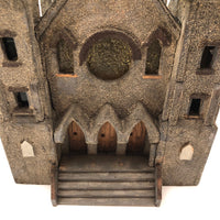 Phenomenal Scratch Made Folk Art Cathedral with Fantastic Details