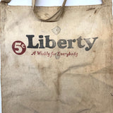 Liberty for Everyone! Scarce c. 1920s-30 Liberty Magazine Seller's/Advertising Bag