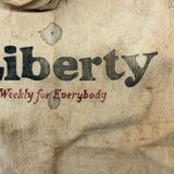 Liberty for Everyone! Scarce c. 1920s-30 Liberty Magazine Seller's/Advertising Bag