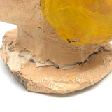 Blonde Beauty Folk Art Painted Papier Mache Head