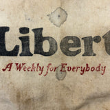 Liberty for Everyone! Scarce c. 1920s-30 Liberty Magazine Seller's/Advertising Bag
