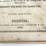 1846 Hieroglyphic Bible (for the Amusement of Youth), Alling, Seymour &  Co, Rochester, NY, with Marvelous Rebus Style Engravings Throughout