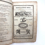 1846 Hieroglyphic Bible (for the Amusement of Youth), Alling, Seymour &  Co, Rochester, NY, with Marvelous Rebus Style Engravings Throughout