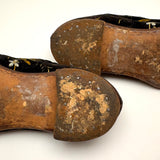 Embroidered Black Velvet Shoes, Floor Samples from Brooklyn Clothier