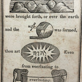 1846 Hieroglyphic Bible (for the Amusement of Youth), Alling, Seymour &  Co, Rochester, NY, with Marvelous Rebus Style Engravings Throughout