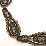 SOLD Very Fine Victorian Hair Work Chain (Collar?) Presumed European