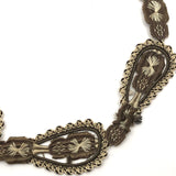 SOLD Very Fine Victorian Hair Work Chain (Collar?) Presumed European