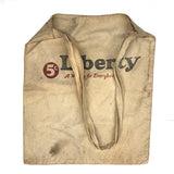 Liberty for Everyone! Scarce c. 1920s-30 Liberty Magazine Seller's/Advertising Bag