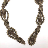 SOLD Very Fine Victorian Hair Work Chain (Collar?) Presumed European