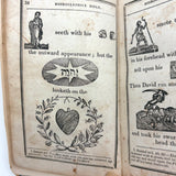1846 Hieroglyphic Bible (for the Amusement of Youth), Alling, Seymour &  Co, Rochester, NY, with Marvelous Rebus Style Engravings Throughout