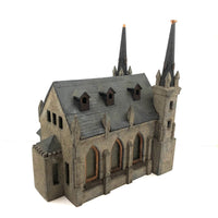 Phenomenal Scratch Made Folk Art Cathedral with Fantastic Details