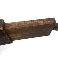 Lovely Antique Wood Whistle with Hand-carved Notes on Slide