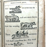 1846 Hieroglyphic Bible (for the Amusement of Youth), Alling, Seymour &  Co, Rochester, NY, with Marvelous Rebus Style Engravings Throughout