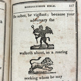1846 Hieroglyphic Bible (for the Amusement of Youth), Alling, Seymour &  Co, Rochester, NY, with Marvelous Rebus Style Engravings Throughout