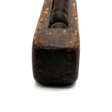 12 Inch 19th Century Six Ball in Cage Painted Pine Whimsy with Rich Patina