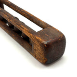 12 Inch 19th Century Six Ball in Cage Painted Pine Whimsy with Rich Patina