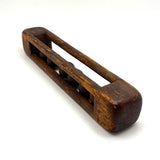 12 Inch 19th Century Six Ball in Cage Painted Pine Whimsy with Rich Patina