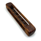 12 Inch 19th Century Six Ball in Cage Painted Pine Whimsy with Rich Patina