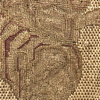 Daniel in the Lion's Den, Fine Antique European Embroidery, 17th-18th c.