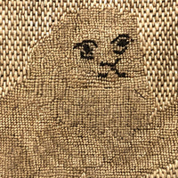 Daniel in the Lion's Den, Fine Antique European Embroidery, 17th-18th c.