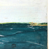Captain John J. Ivory Large c. 1930-40s Folk Art Painting of the SS Martha’s Vineyard