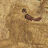 Daniel in the Lion's Den, Fine Antique European Embroidery, 17th-18th c.