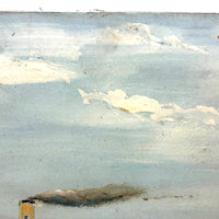 Captain John J. Ivory Large c. 1930-40s Folk Art Painting of the SS Martha’s Vineyard