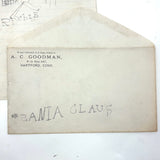 I Want a Drumond Box of Tools And And And, Delightful Antique Letter to Santa from a Young Richie