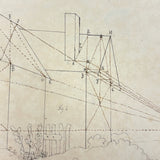 Geometric Perspective Drawings: Beautiful Mid 19th Century Notebook, 20 p, Full, Plus Extra