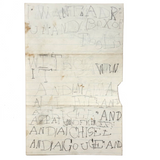 I Want a Drumond Box of Tools And And And, Delightful Antique Letter to Santa from a Young Richie