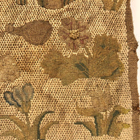 Daniel in the Lion's Den, Fine Antique European Embroidery, 17th-18th c.