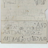 I Want a Drumond Box of Tools And And And, Delightful Antique Letter to Santa from a Young Richie