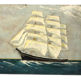 SOLD Captain John J. Ivory Large c. 1930s Folk Art Painting of the Governor Rabie 