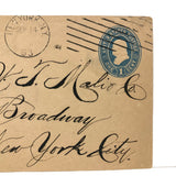 329 Broadway, NYC (Extinct): Lovely 1893 1 Cent Cover