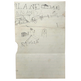I Want a Drumond Box of Tools And And And, Delightful Antique Letter to Santa from a Young Richie