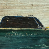 SOLD Captain John J. Ivory Large c. 1930s Folk Art Painting of the Governor Rabie 