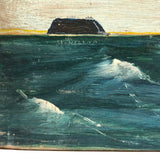 SOLD Captain John J. Ivory Large c. 1930s Folk Art Painting of the Governor Rabie 