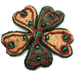 C. Early 20th Century Wabanaki Sweet Grass and Dyed Splint Sewing Basket with Unusually Dominant Braiding