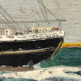 SOLD Captain John J. Ivory Large c. 1930s Folk Art Painting of the Governor Rabie 