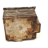 Antique Cast Iron Log Cabin Still Bank in Original Paint