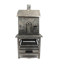 Scratch Made Tin Folk Art Chicken Coop (which also makes a great stand)