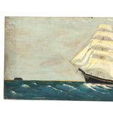 SOLD Captain John J. Ivory Large c. 1930s Folk Art Painting of the Governor Rabie 