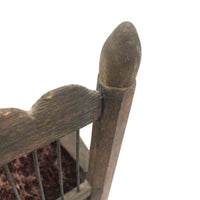 Beautifully Constructed Antique Folk Art Doll-Scale Rocker